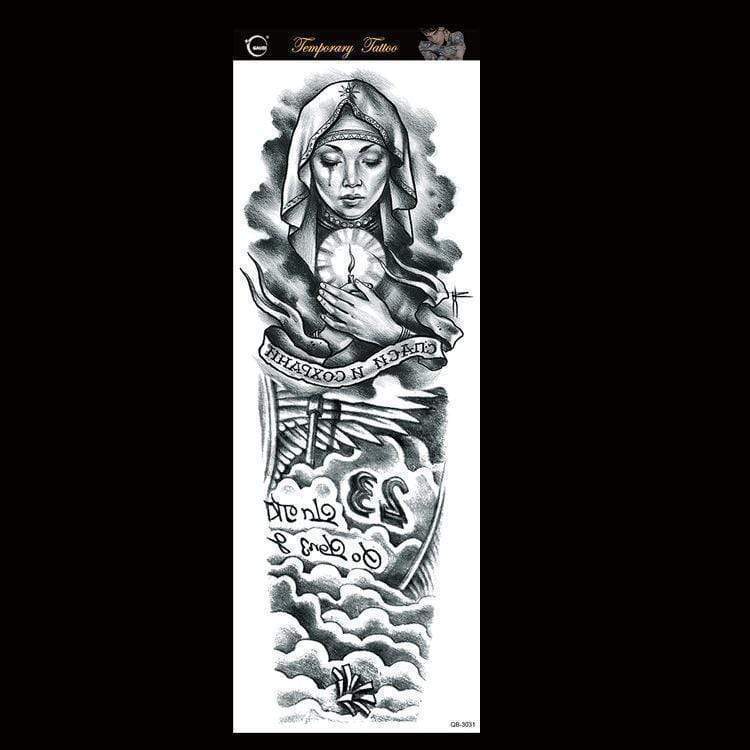 Waterproof Temporary Sleeve Arm Tattoo3