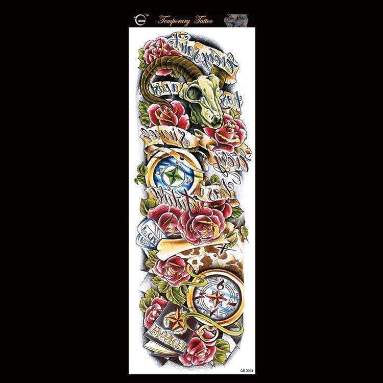 Waterproof Temporary Sleeve Arm Tattoo3