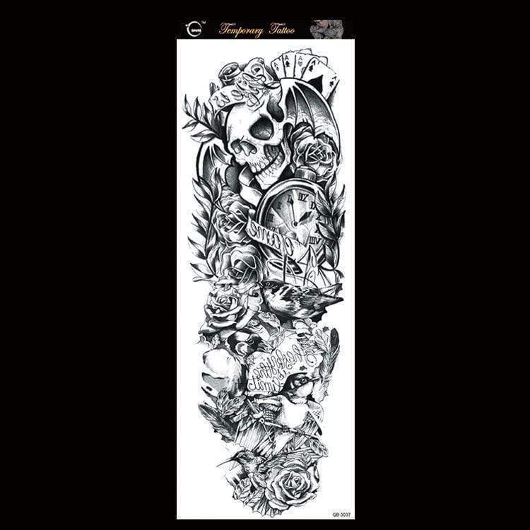 Waterproof Temporary Sleeve Arm Tattoo3