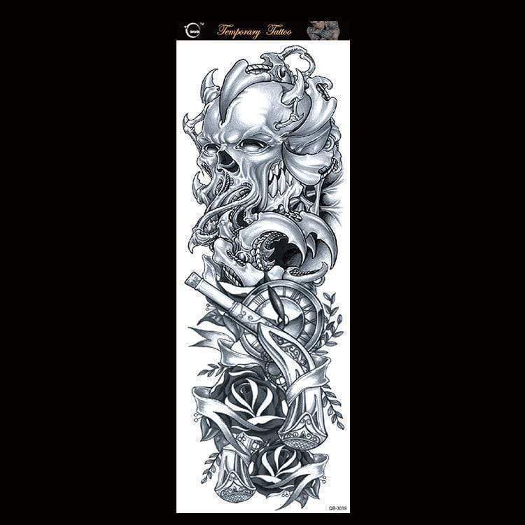 Waterproof Temporary Sleeve Arm Tattoo3