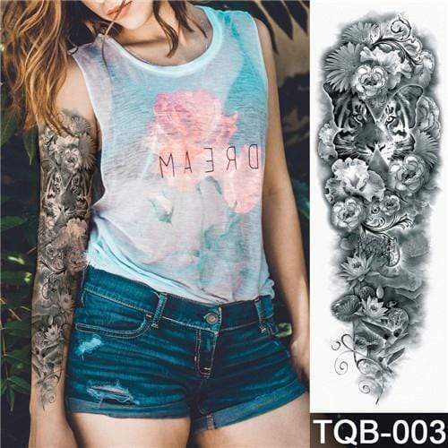 Waterproof Temporary Sleeve Arm Tattoo3