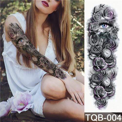 Waterproof Temporary Sleeve Arm Tattoo3