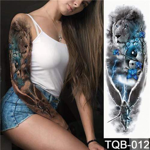 Waterproof Temporary Sleeve Arm Tattoo3