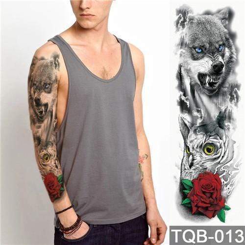 Waterproof Temporary Sleeve Arm Tattoo3
