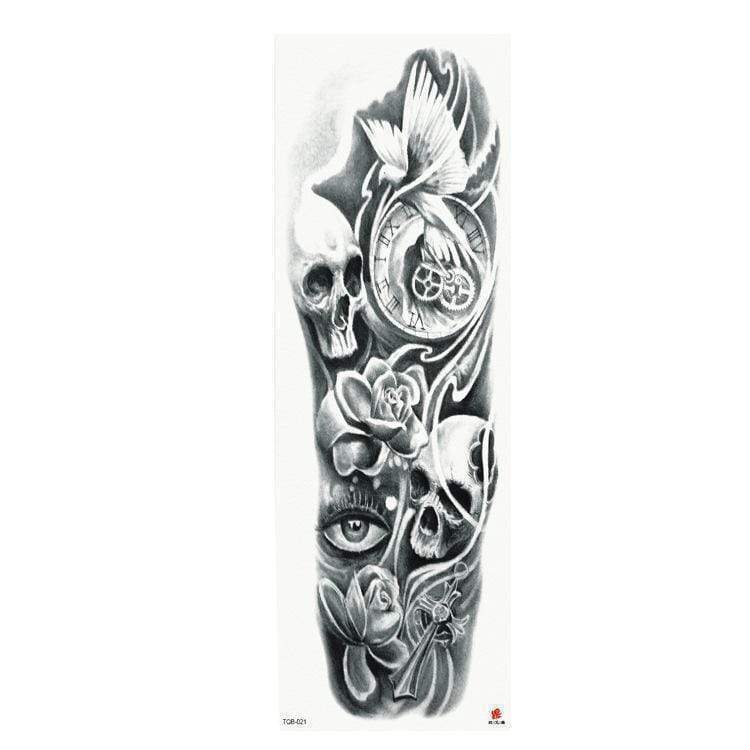 Waterproof Temporary Sleeve Arm Tattoo3