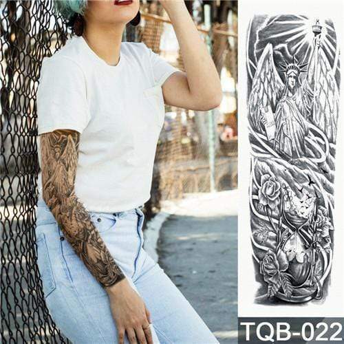 Waterproof Temporary Sleeve Arm Tattoo3