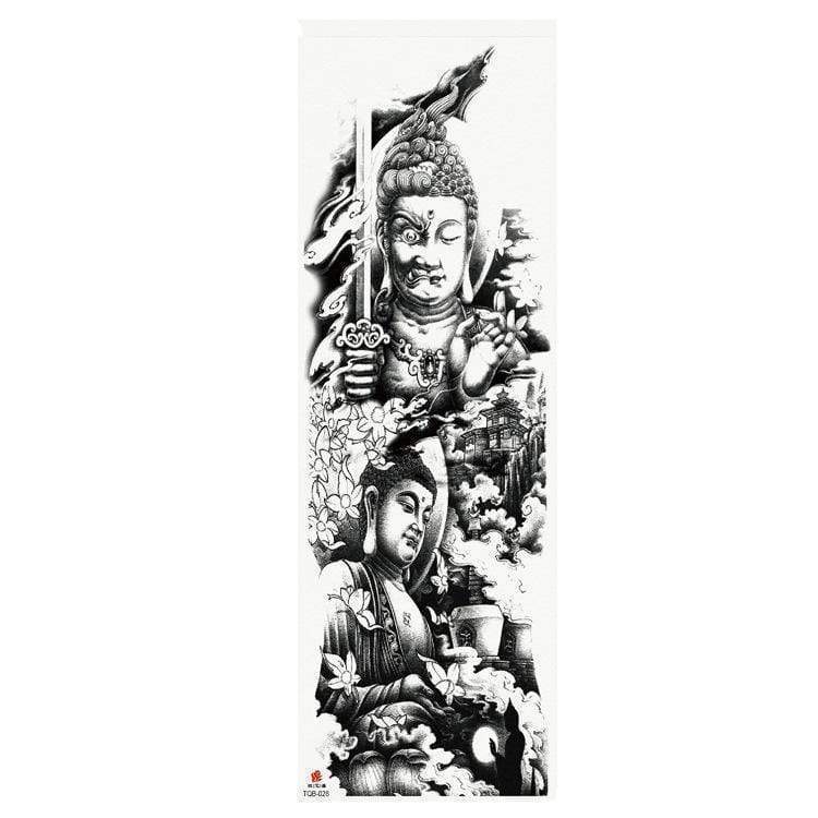 Waterproof Temporary Sleeve Arm Tattoo3
