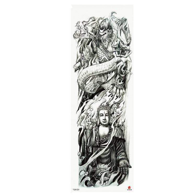 Waterproof Temporary Sleeve Arm Tattoo3