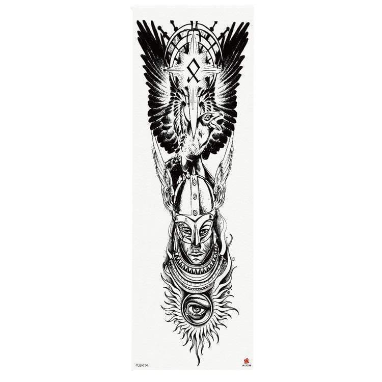 Waterproof Temporary Sleeve Arm Tattoo3