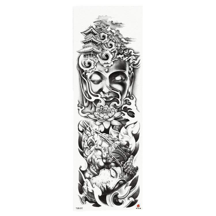 Waterproof Temporary Sleeve Arm Tattoo3