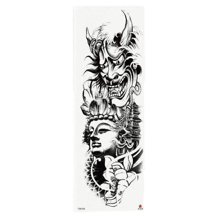 Waterproof Temporary Sleeve Arm Tattoo3