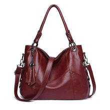 Load image into Gallery viewer, Women Leather  Messenger Handle Tote Shoulder Bags Designer Crossbody