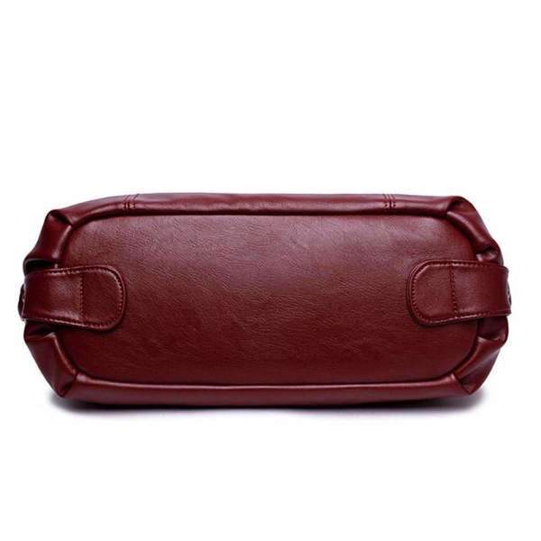 Women Leather  Messenger Handle Tote Shoulder Bags Designer Crossbody