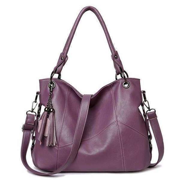Women Leather  Messenger Handle Tote Shoulder Bags Designer Crossbody