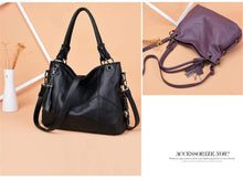 Load image into Gallery viewer, Women Leather  Messenger Handle Tote Shoulder Bags Designer Crossbody