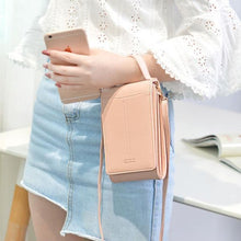 Load image into Gallery viewer, Women Portable Crossbody Wallet