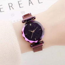 Load image into Gallery viewer, Women  Starry Sky Dial Wrist Watches Waterproof