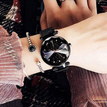 Load image into Gallery viewer, Women  Starry Sky Dial Wrist Watches Waterproof