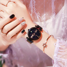 Load image into Gallery viewer, Women  Starry Sky Dial Wrist Watches Waterproof
