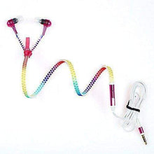 Load image into Gallery viewer, Zipper in Ear Wired Headphones Luminous Earphones Glow In The Dark